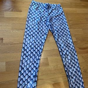 Spandex scale/ mermaid pants